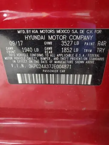 2018 HYUNDAI ACCENT SE  