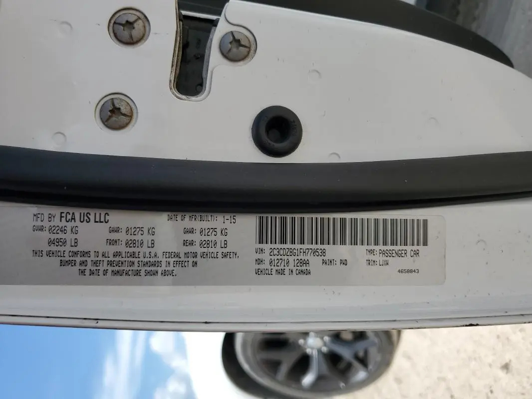 2015 DODGE CHALLENGER SXT PLUS  