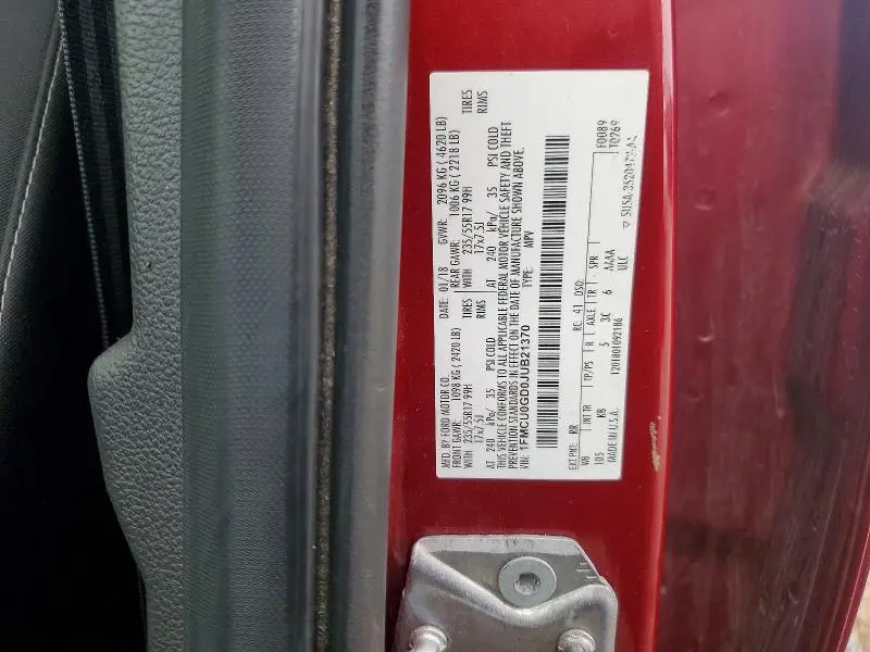 2018 FORD ESCAPE SE  