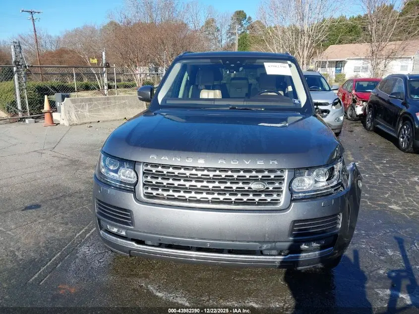 2017 LAND ROVER RANGE ROVER 3.0L V6 TURBOCHARGED DIESEL HSE TD6