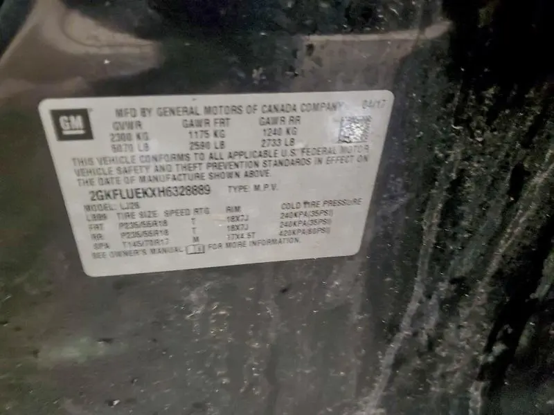 2017 GMC TERRAIN SLT  