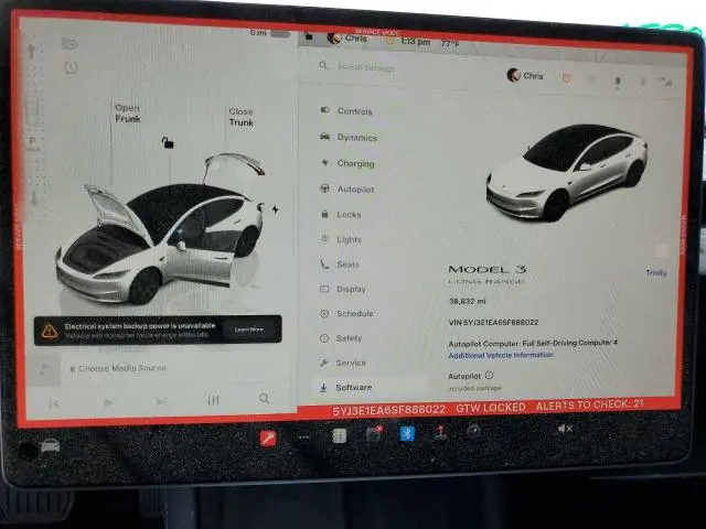 2025 TESLA MODEL 3   
