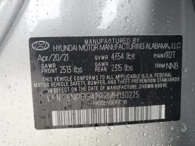 2021 HYUNDAI SONATA SE  