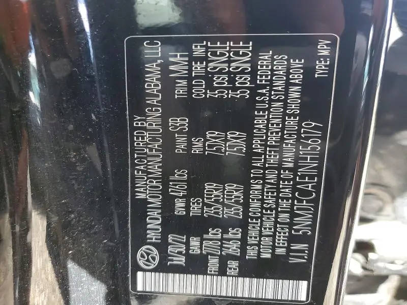 2022 HYUNDAI TUCSON SEL  