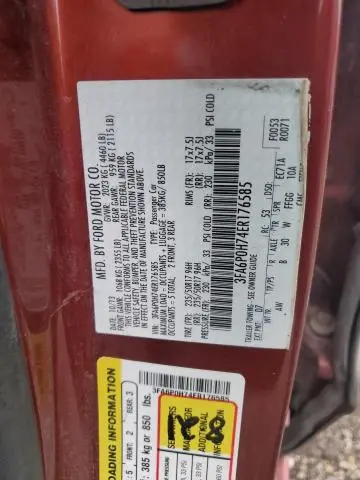 2014 FORD FUSION SE  