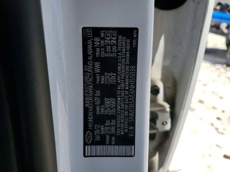 2022 HYUNDAI TUCSON SEL  