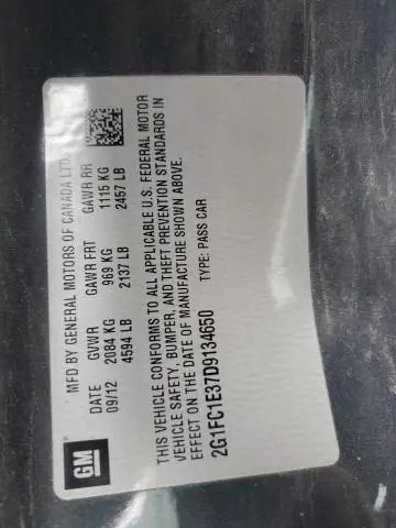 2013 CHEVROLET CAMARO LT  