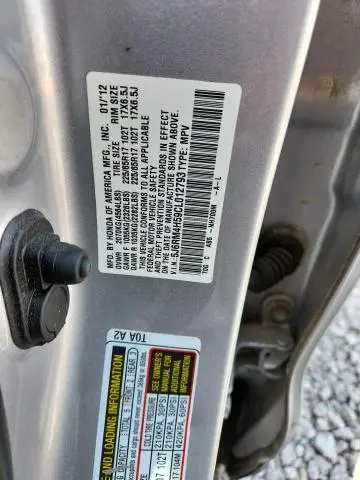 2012 HONDA CR-V EX  