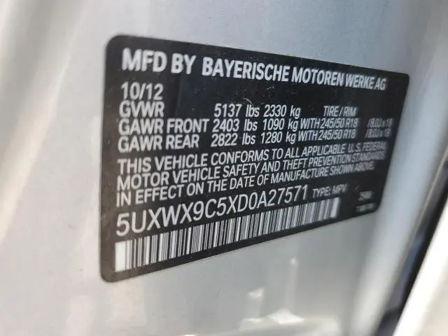 2013 BMW X3 XDRIVE28I  