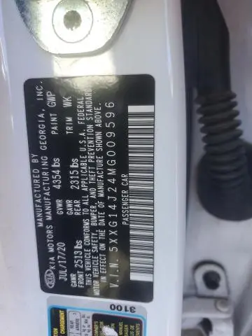 2021 KIA K5 LXS  