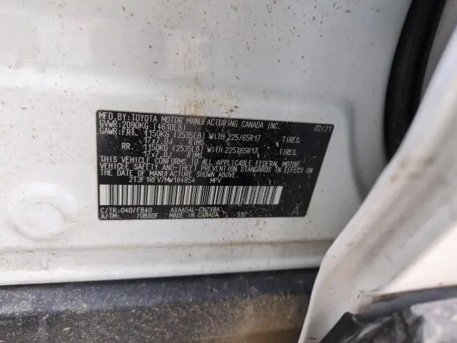 2021 TOYOTA RAV4 LE  