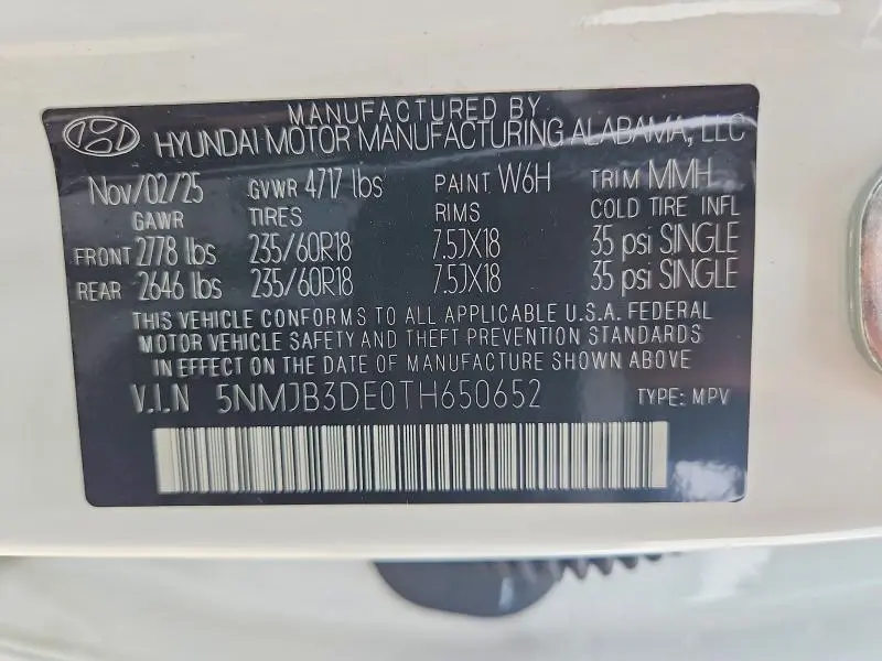 2026 HYUNDAI TUCSON SEL  