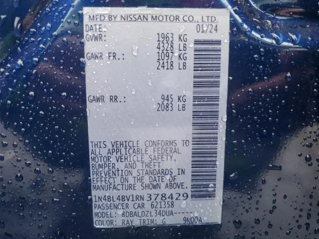 2024 NISSAN ALTIMA S  