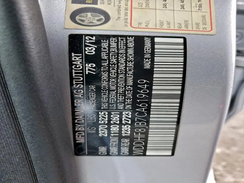 2012 MERCEDES-BENZ E 350 4MATIC  