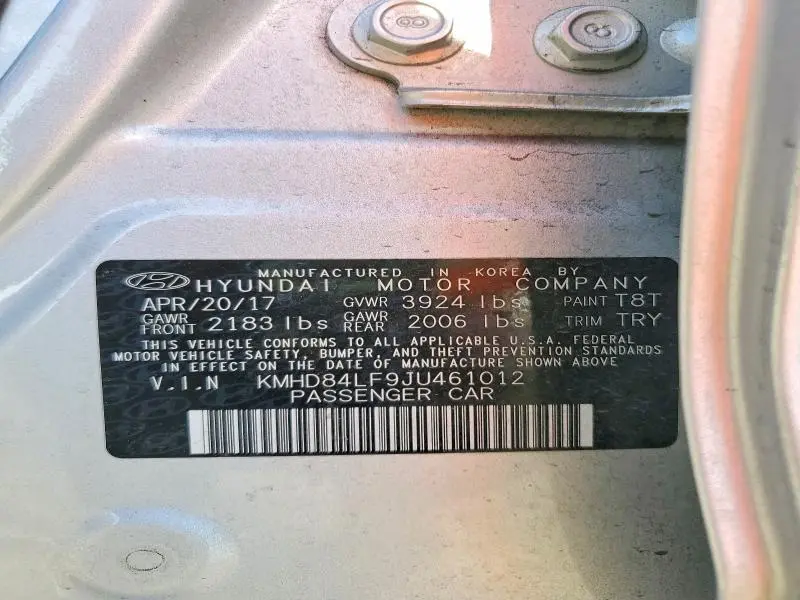 2018 HYUNDAI ELANTRA VALUE EDITION  
