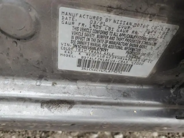 2021 NISSAN VERSA SV  