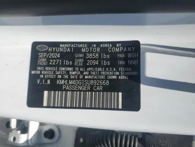 2025 HYUNDAI ELANTRA SEL SPORT  