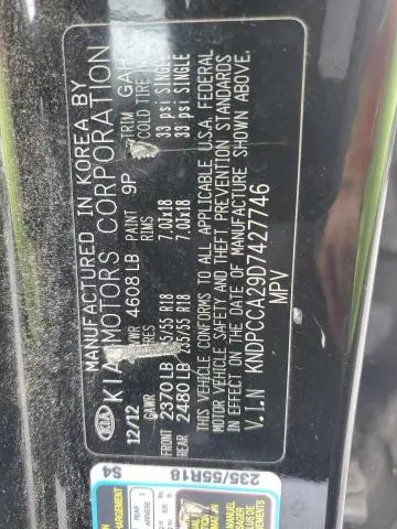 2013 KIA SPORTAGE EX  