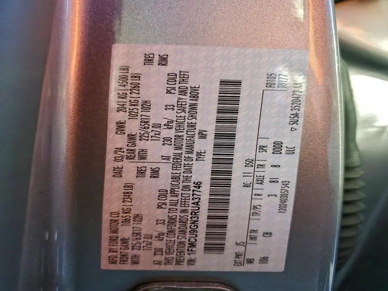 2024 FORD ESCAPE ACTIVE  