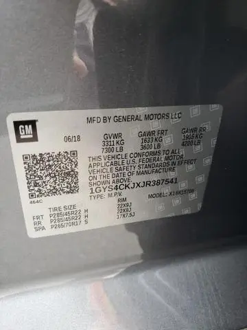 2018 CADILLAC ESCALADE PREMIUM LUXURY  