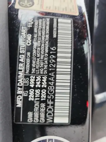 2010 MERCEDES-BENZ E 350  