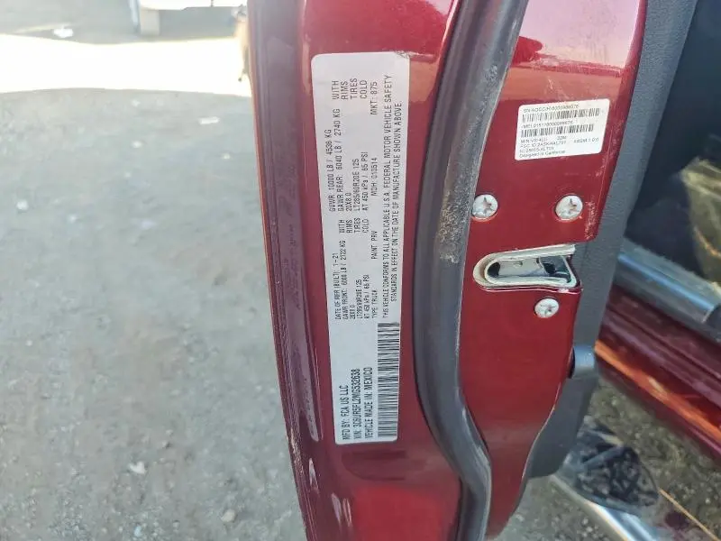 2021 RAM 2500 LARAMIE  