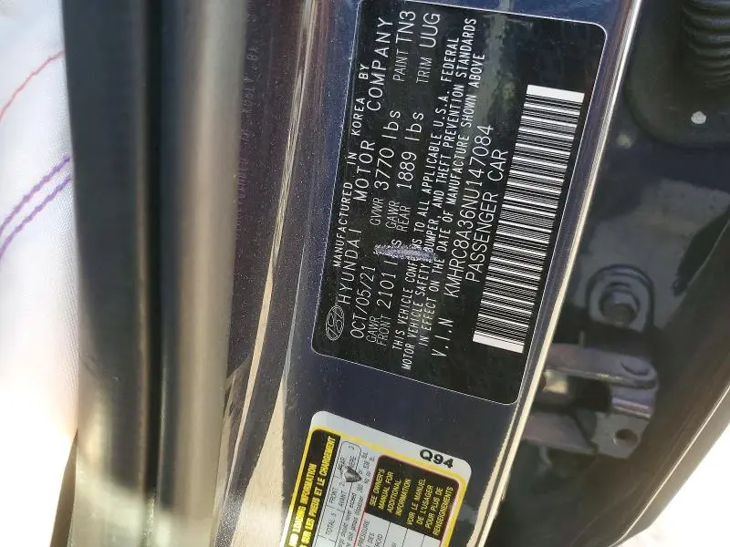 2022 HYUNDAI VENUE LIMITED  