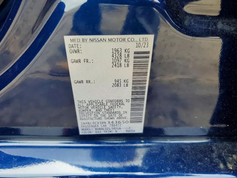 2024 NISSAN ALTIMA SR  