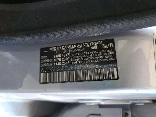 2013 MERCEDES-BENZ C 300 4MATIC  