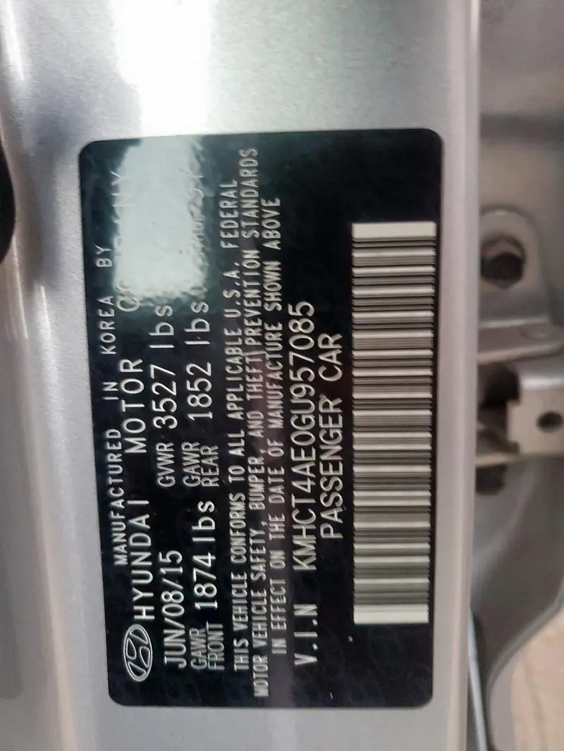 2016 HYUNDAI ACCENT SE