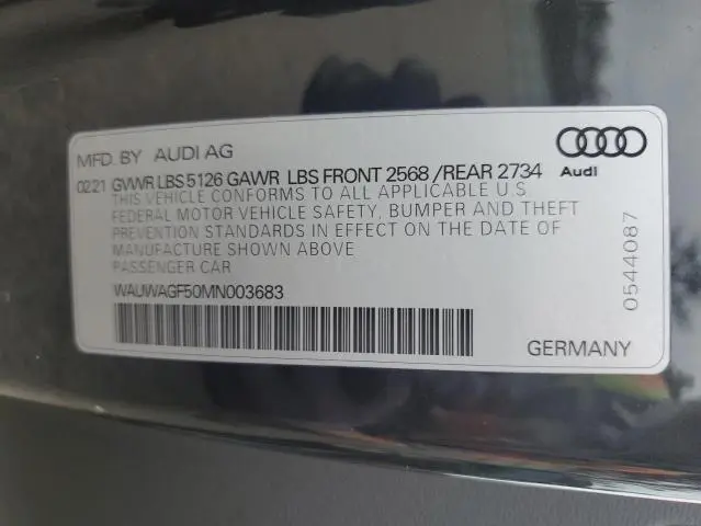 2021 AUDI A5 PREMIUM PLUS 45  