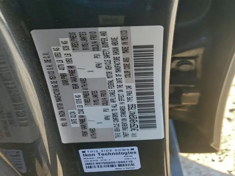 2024 MAZDA 3 SELECT SPORT  