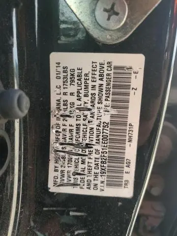 2014 HONDA CIVIC LX  