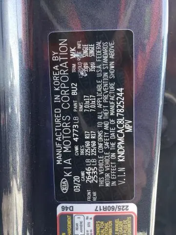 2020 KIA SPORTAGE LX