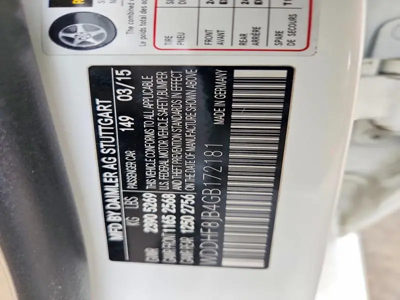 2016 MERCEDES-BENZ E 350 4MATIC  