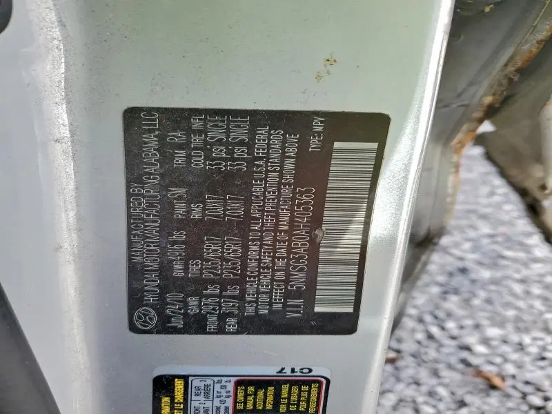 2010 HYUNDAI SANTA FE GLS  