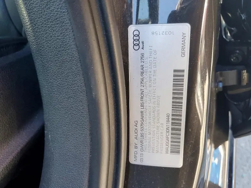 2013 AUDI A6 PREMIUM PLUS  