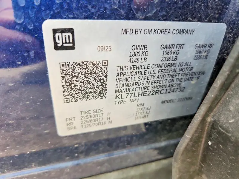 2024 CHEVROLET TRAX 1LT  