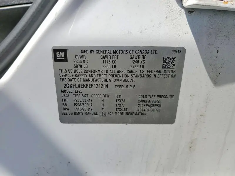 2014 GMC TERRAIN SLE  