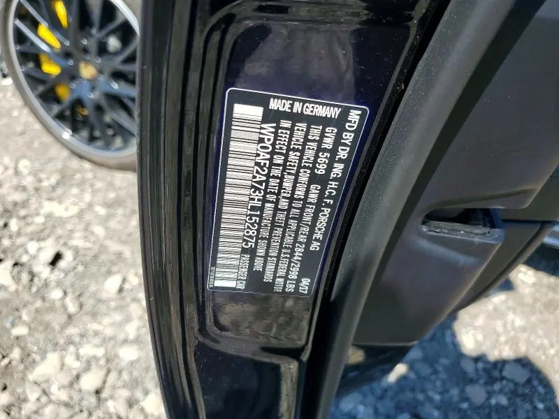 2017 PORSCHE PANAMERA TURBO  