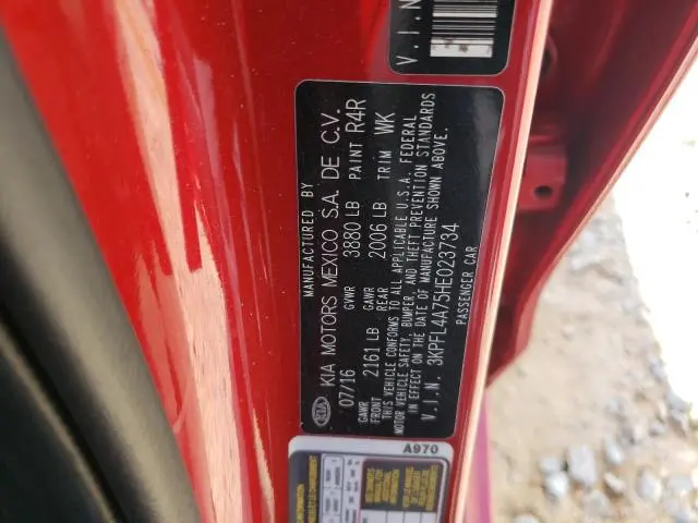 2017 KIA FORTE LX  