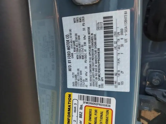 2023 FORD BRONCO SPORT BADLANDS  