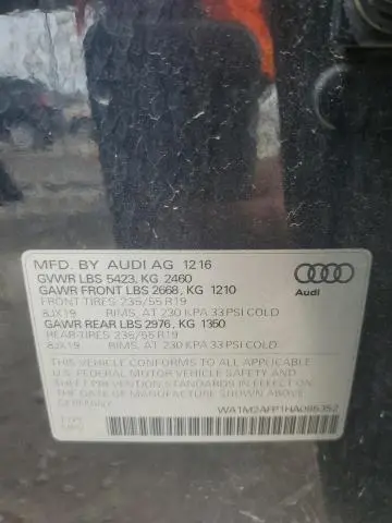 2017 AUDI Q5 PREMIUM PLUS