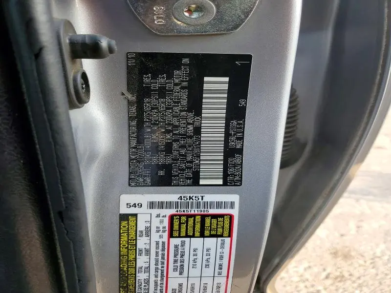 2011 TOYOTA TUNDRA CREWMAX SR5  