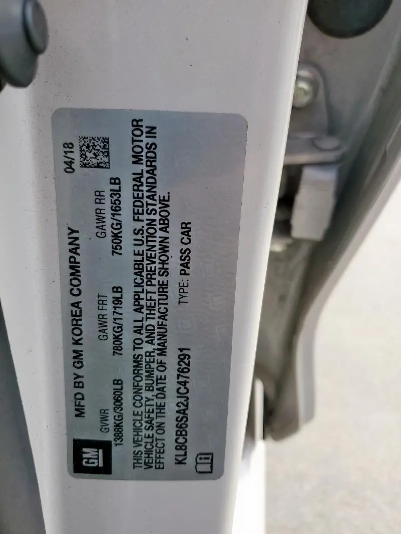 2018 CHEVROLET SPARK LS