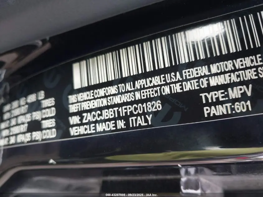 2015 JEEP RENEGADE LATITUDE