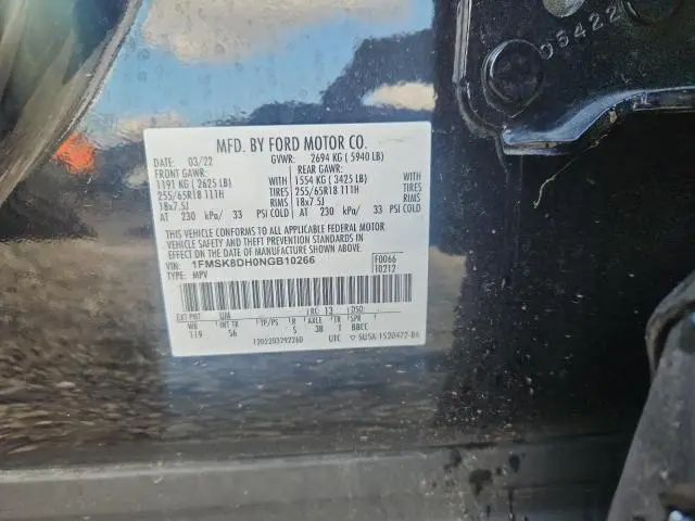 2022 FORD EXPLORER XLT  