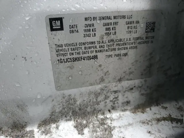 2015 CHEVROLET SONIC LT  