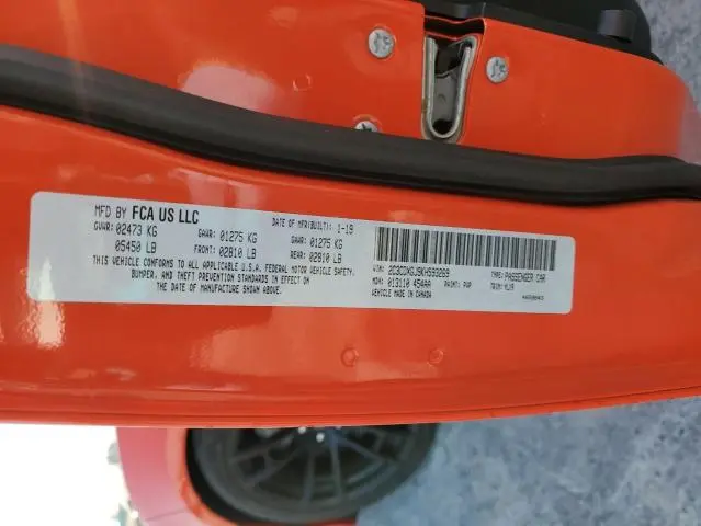 2019 DODGE CHARGER SCAT PACK  