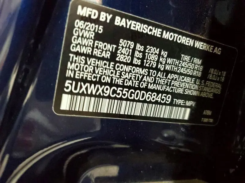 2016 BMW X3 XDRIVE28I  